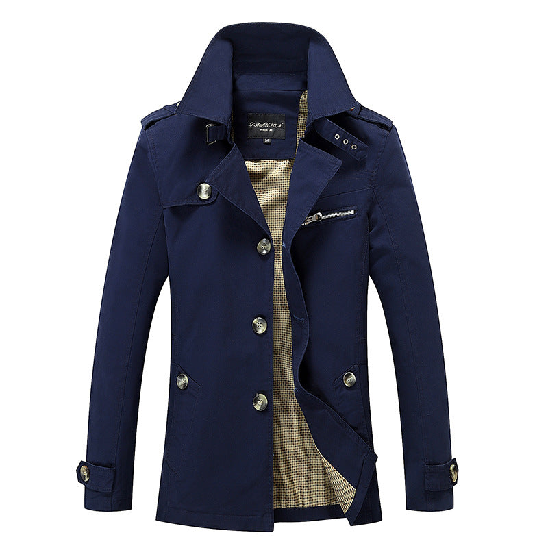 Blouson coupe-vent lavé homme printemps Mode coréenne veste homme Vêtements homme