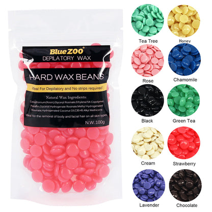 Dehairing Wax Beans without paper