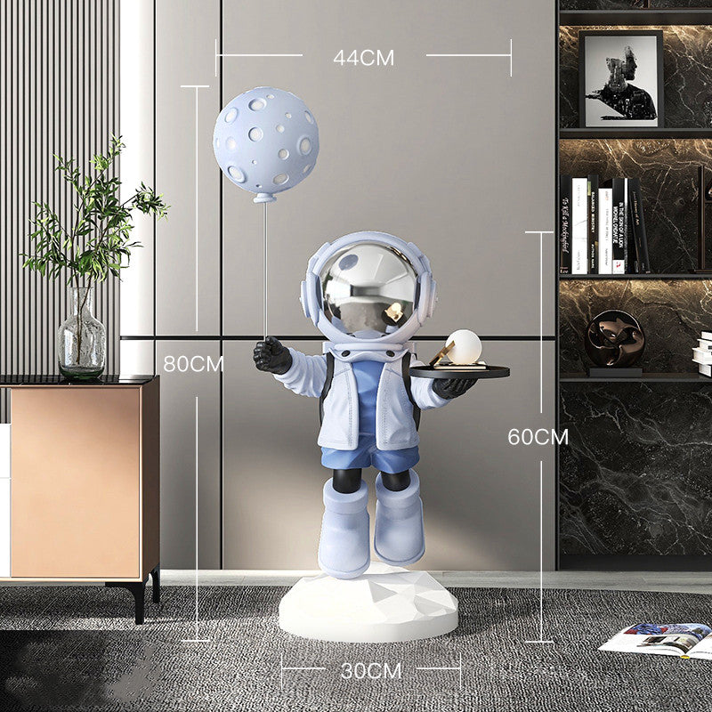 Ornement de meuble de salon Astronaute grand atterrissage