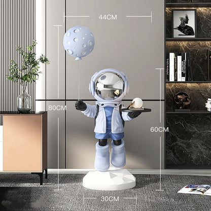 Ornement de meuble de salon Astronaute grand atterrissage
