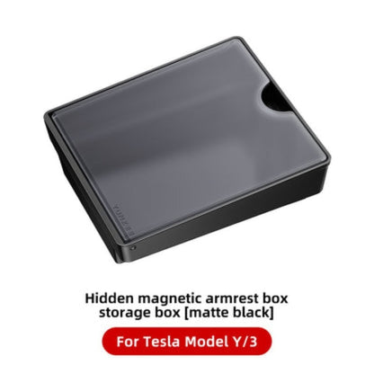 Aplicable a la caja de almacenamiento del reposabrazos de control central del Model3Y