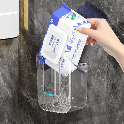 Punch-free Light Luxury Wall-mounted Wipes Storage Box