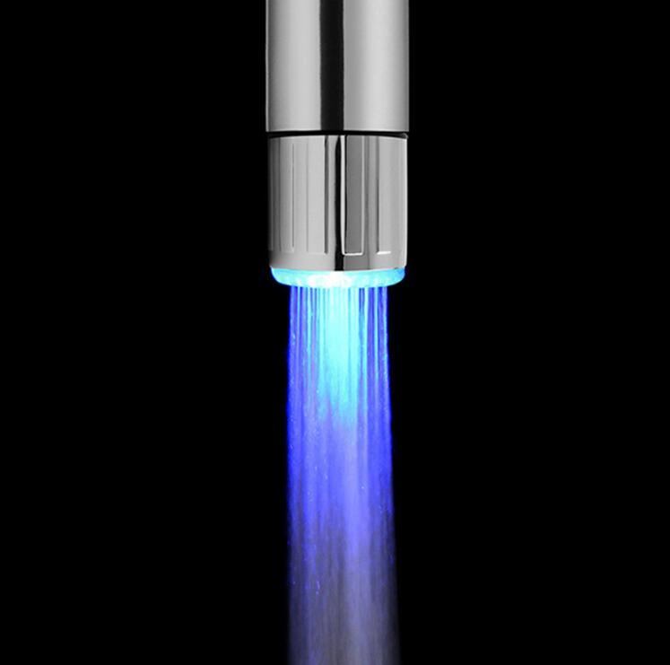 LED Temperature-Sensing Faucet Light – Color-Changing Water Safety Indicator