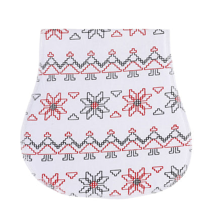 Children's breastfeeding and sweat-absorbent towel bib