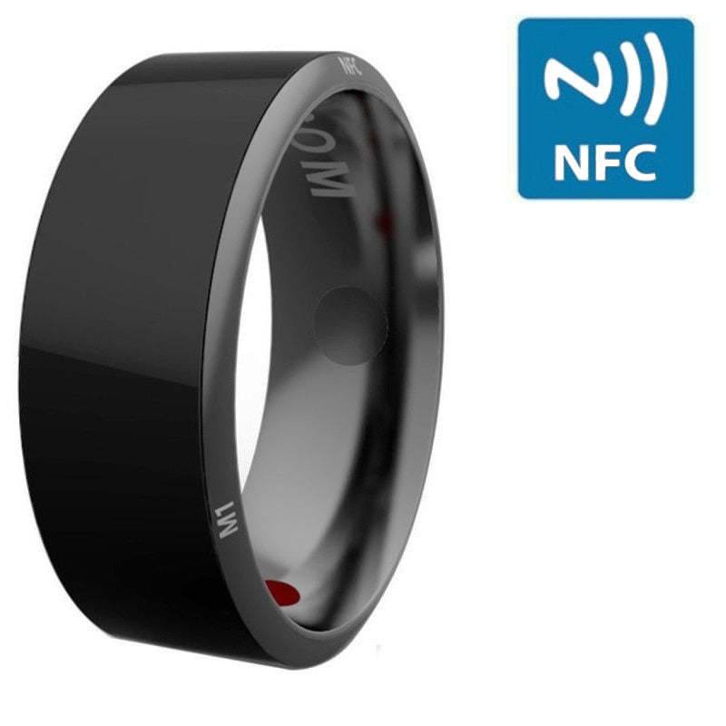 Anillo Inteligente Dispositivo Portátil Multifuncional Negro Alta Tecnología
