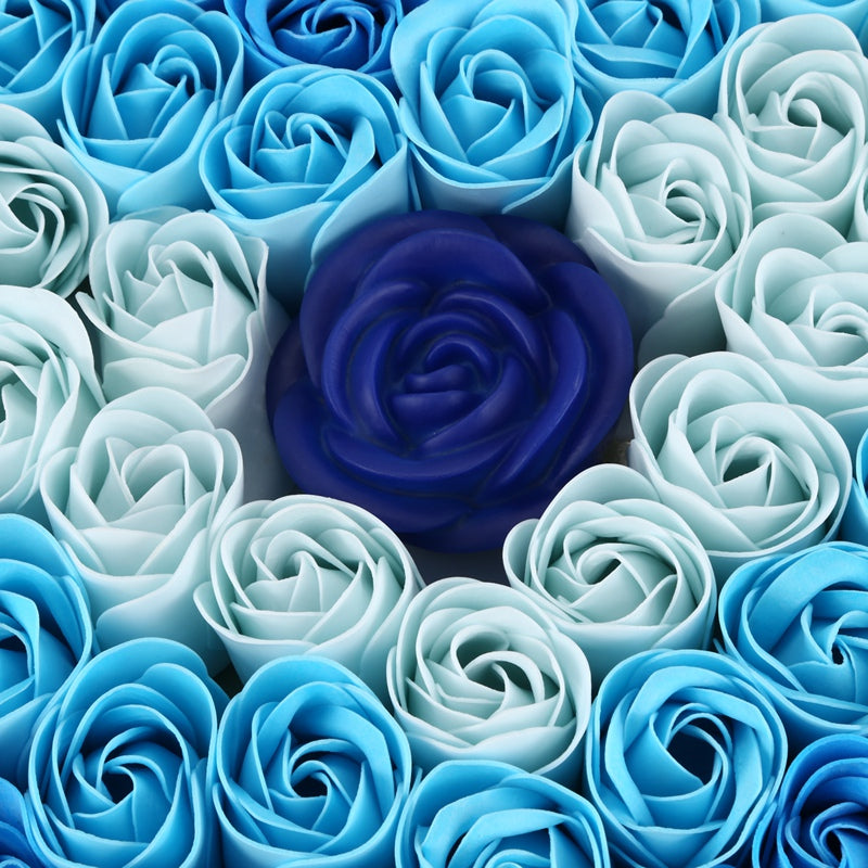 Gradient LED Heart-Shaped Soap Rose Gift Box – Romantic Flower Gift for Valentine's Day, Birthdays & Special Occasions