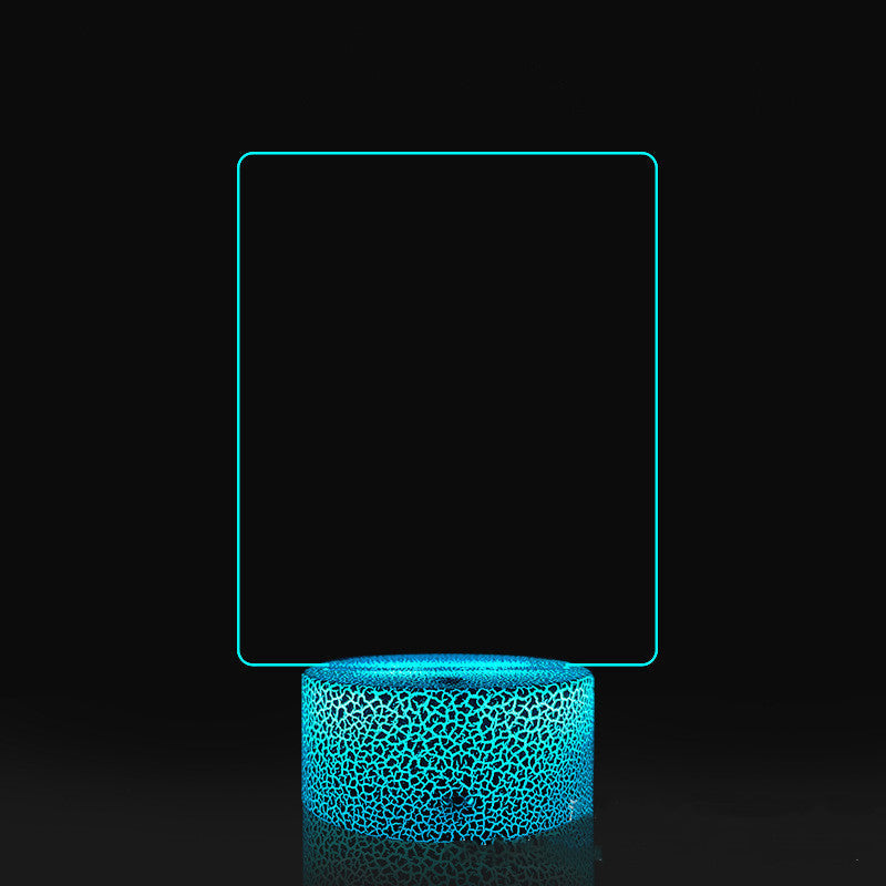 Tableau de messages manuscrits en acrylique 3D avec lumière LED