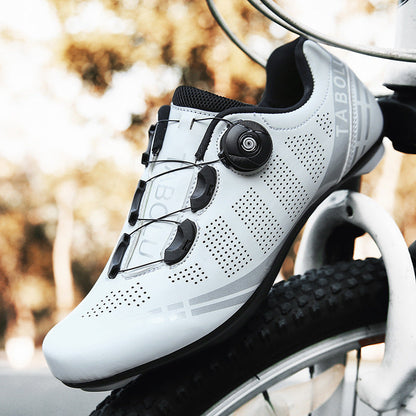 Zapatillas de Ciclismo Transpirables para Hombre, Zapatillas Deportivas de Bicicleta para Exteriores, Zapatillas de Ciclismo de Carretera con Calas para Mujer, Zapatillas Ciclismo