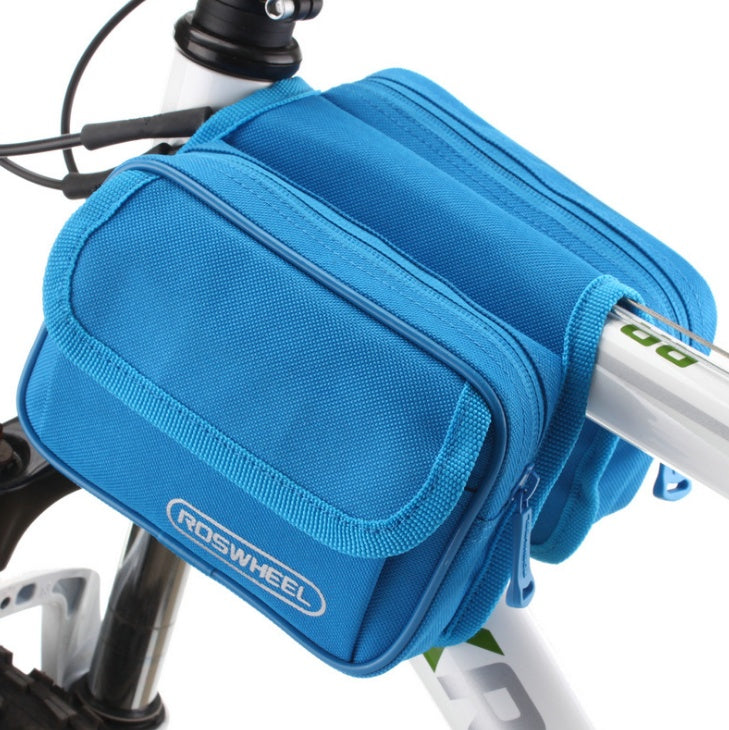 Bolsa de bicicleta, bolsa de viga delantera, bolsa de sillín, equipo de ciclismo de montaña, bolsa de tubo superior, bolsa de accesorios de bicicleta