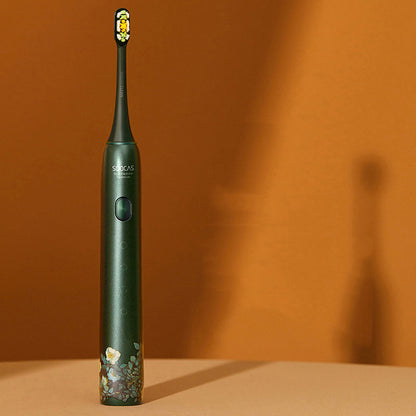 Cepillo de dientes eléctrico sónico en caja de regalo Rosa Verde