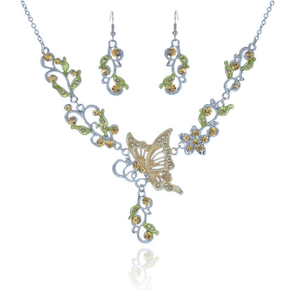 Dielian Flower Necklace Jewelry