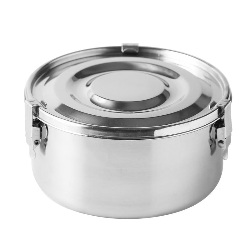 Boîte à déjeuner grande capacité en acier inoxydable de qualité alimentaire avec couvercle, joint épaissi