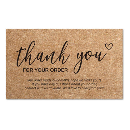 English Holiday Thank You Simple And DIY Creative Greeting Card