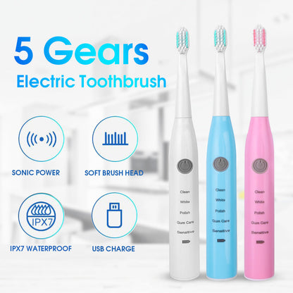 Cepillo de dientes eléctrico recargable