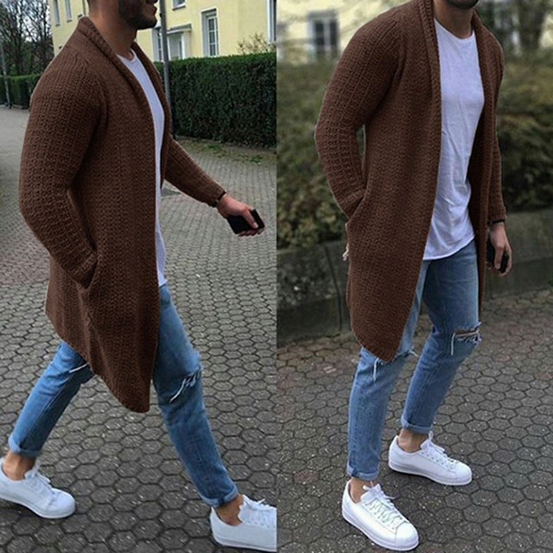 Sweater long sleeve plus size cardigan sweater