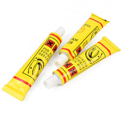 Bicycle and motorcycle tire repair glue