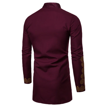 Pull africain hip hop pour homme - Robe longue décontractée pour un style tendance