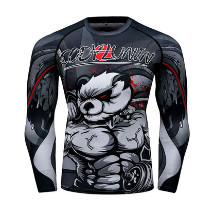 Men's Boxing  Fitness Compression Sportswear