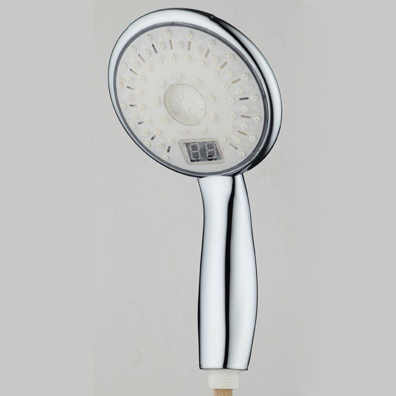 Pommeau de douche à affichage numérique à contrôle de température à trois couleurs pour nouveau produit haut de gamme
