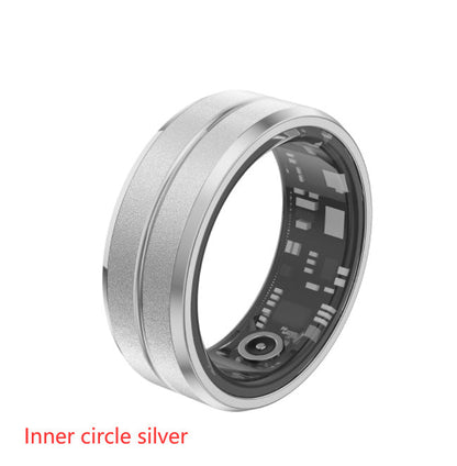 Bague connectée 2024 pour hommes et femmes, surveillance de la fréquence cardiaque et de l'oxygène sanguin, modes multisports, étanche IP68, pour Android et iOS