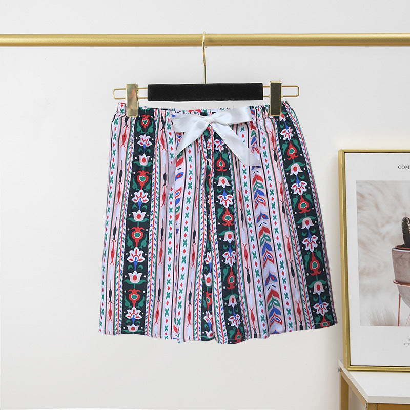 Pantalon de pyjama en soie de coton pour femme, short d'été fin et décontracté