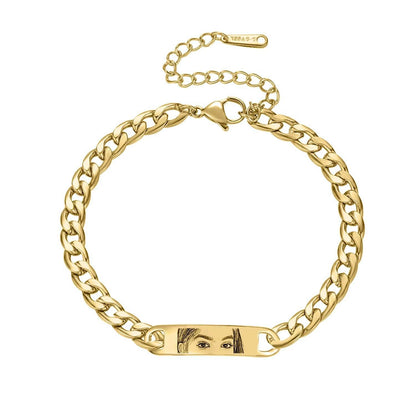 Soul Connect Eye Charm Bracelet – Personalized Keepsake Jewelry Gift for Women and Couples