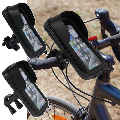 360° Rotatable Waterproof Bike Phone Holder Bag Touchscreen and Sunshade