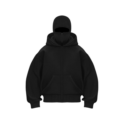 Double Hood Fleece-Lined Sweater – Ultra-Warm Cozy Hoodie for Men & Women