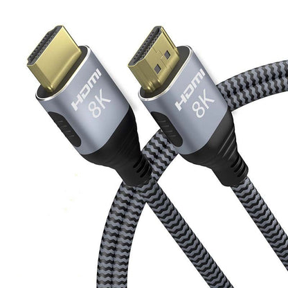 Câble audio et vidéo ultra-net avec tresse en nylon