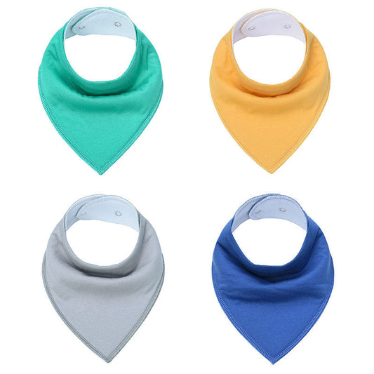 Pañuelo triangular liso para bebé
