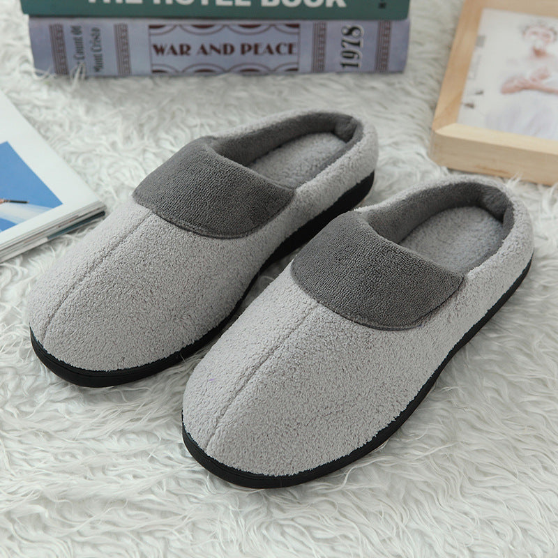 Pantoufles Hommes Hiver Antidérapantes Chaussons d'Intérieur Couvre-Chaussures Imperméables Pantoufles de Table Peuvent Être Portées Chaussures d'Intérieur