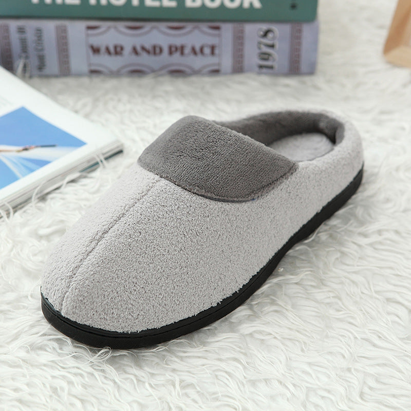 Pantoufles Hommes Hiver Antidérapantes Chaussons d'Intérieur Couvre-Chaussures Imperméables Pantoufles de Table Peuvent Être Portées Chaussures d'Intérieur