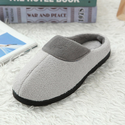 Pantoufles Hommes Hiver Antidérapantes Chaussons d'Intérieur Couvre-Chaussures Imperméables Pantoufles de Table Peuvent Être Portées Chaussures d'Intérieur