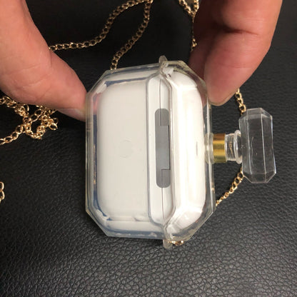 Perfume Bottle Silicone AirPods Case – Creative Protective Cover for AirPods 2 & 3 Pro
