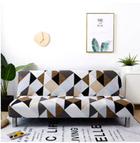 Elastic Armless Sofa Cover Folding Bedspread