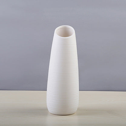 Simple And Beautiful White Creative Minimalist Ceramic Dried Flower Vase