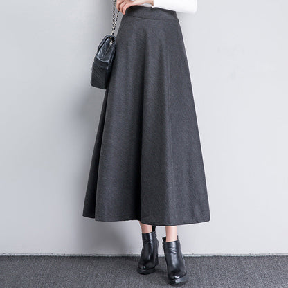 High-waist Long Plus-size Women's Dress