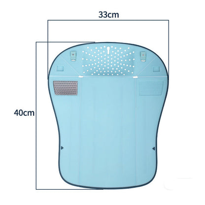 Vegetable Washing, Draining And Grinding Integrated Cutting Board