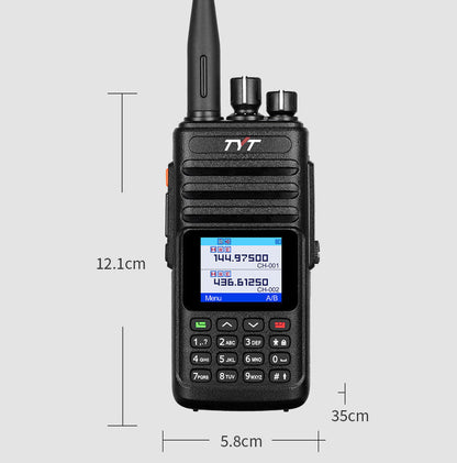 Interphone Outdoor Portable Power Self-driving Tour Dual-band Walkie-talkie Commercial