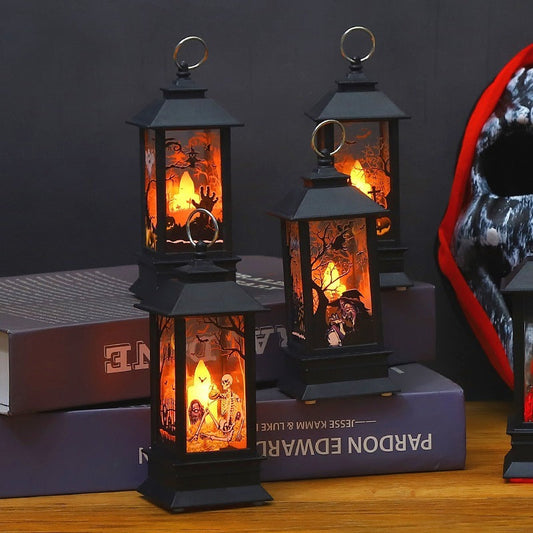 Petite lanterne à vent Bougie Lampe Flamme Lampe Cheminée Lampe