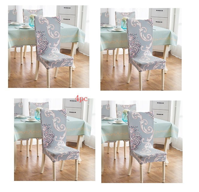 Funda de silla para el hogar, funda de silla de hotel, funda de silla para paquete, funda de silla elástica siamesa, funda de silla de oficina para ordenador