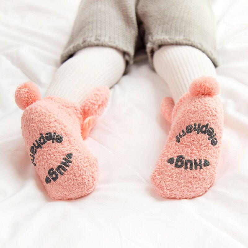 Chaussettes en velours de corail épaissies automne et hiver