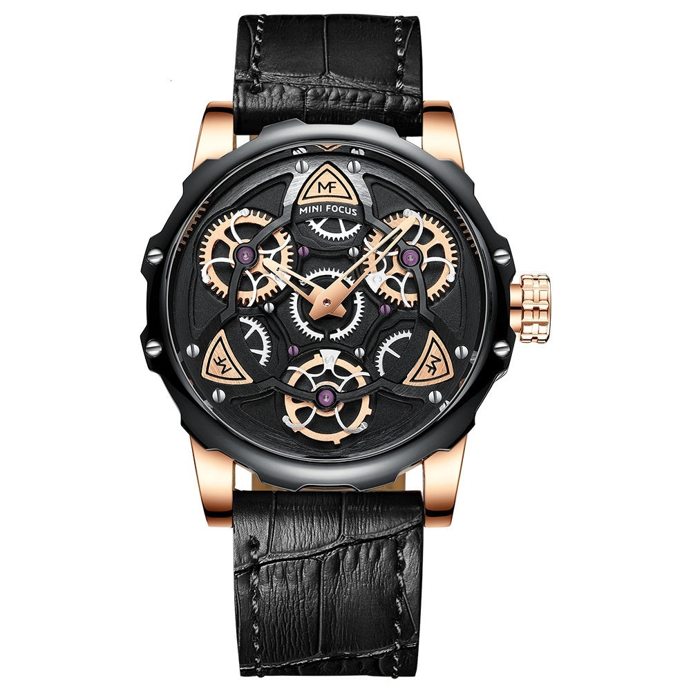 Hollow Belt Casual Men's Watch