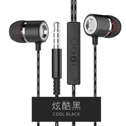 Fanbiya S1 metal headsetIn-Ear Earphones mobile phone earphone general with wheat bass