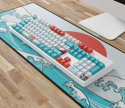 Teclado mecánico de suspensión con teclas