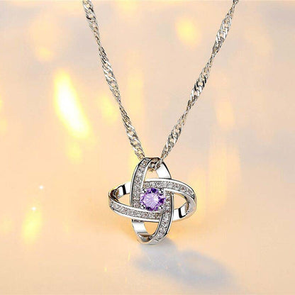 Eternal Star Necklace Earrings Jewelry Set