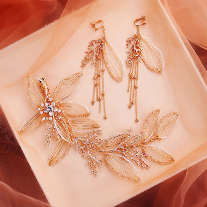 Jewelry Pearl Flower Headdress
