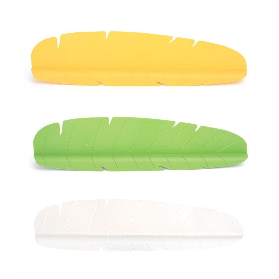 Silicone Sink Splash Guard – Waterproof & Oil-Proof Banana Leaf Baffle