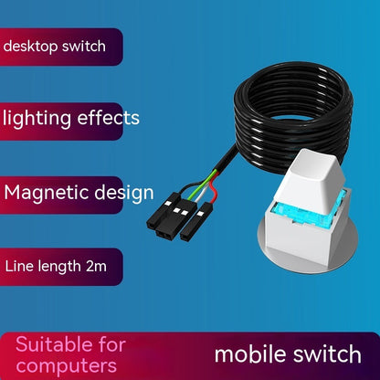 Computer External Power Supply Business Desktops Start Lengthened External Button