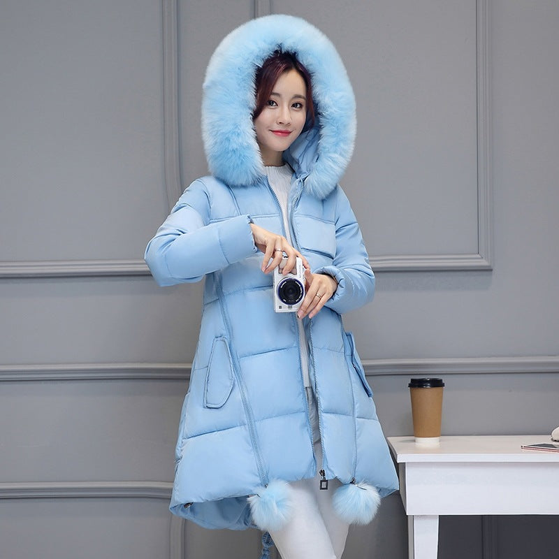 Loose plus size thin cotton coat